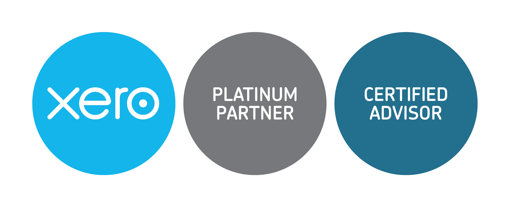 xero platinum partner cert advisor badges RGB