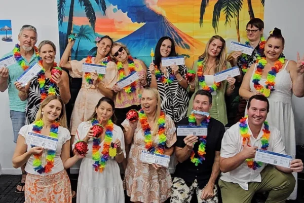 Wardle Partners Team Celebrating Hawaii Function